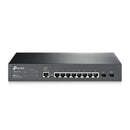 Switch TP-LINK Gerenciável Gigabit 8 Portas 2 SFP TL-SG3210