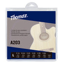 Encordoamento Violão Aço 012 Phosphor Bronze 203l Thomaz