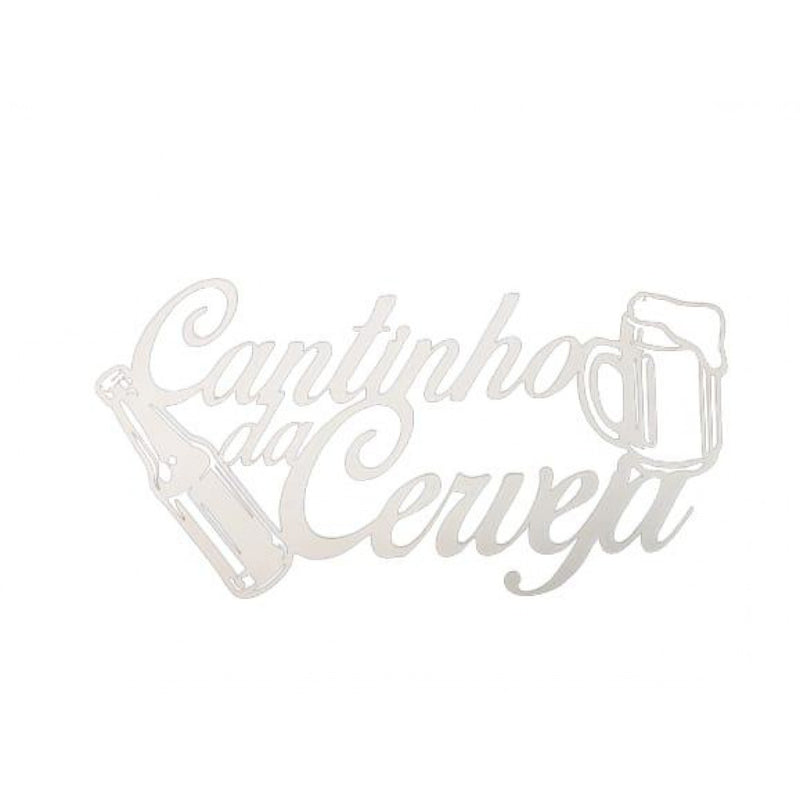 Cantinho Da Cerveja Em Mdf Branco