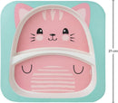 Kit Refeição Bambu - Gato - UN / 3