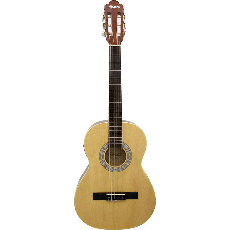 Violão Eletroacústico Kids De Nylon Tcg 360 Eq Natural Thomaz