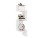 Prateleira De Canto 80 Cm Branco