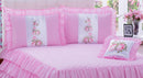 Kit Colcha Com Babado Sofia Casal 04 Peças