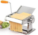 Máquina De Macarrão Caseira 3 Tipos De Massa Aço Inox