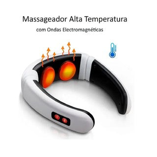 Massageador Pescoço Fisioterapia Hx - 5880 Vertebra Elétrico Luz