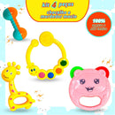 Brinquedo Para Bebê Chocalho Infantil Kit Colorido