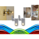 2 Dobradiças De Led Para Armarios 3w Bf
