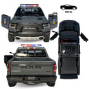 Carrinho De Ferro Miniatura Caminhonete Pick-up Da Policia