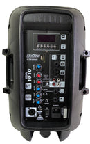 Caixa De Som Amplif C/ Radio Fm Bootes Bda-1010 Af 10 Pol+dti. 300w Mus.