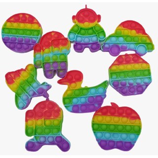 Alivio Do Estresse Brinquedos Bolha Push Pop Its Colorido Tiktok Pop it Fidget