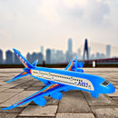 Kit 4 Avião De Brinquedo Com Fricção Jatinho De Plástico