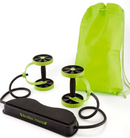 Roda para exercício abdominal elastico bolsa Revoflex Xtreme CBR03075