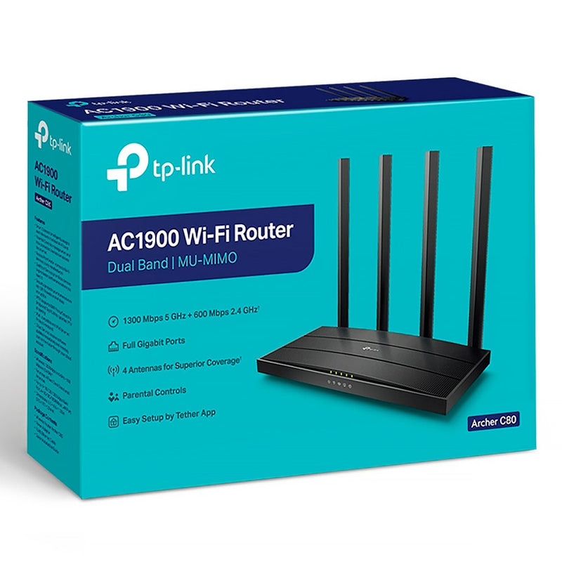 Roteador TP-LINK, Roteador AC1900, Roteador Archer C80, Roteador TP-Link Ac1900 Archer C80