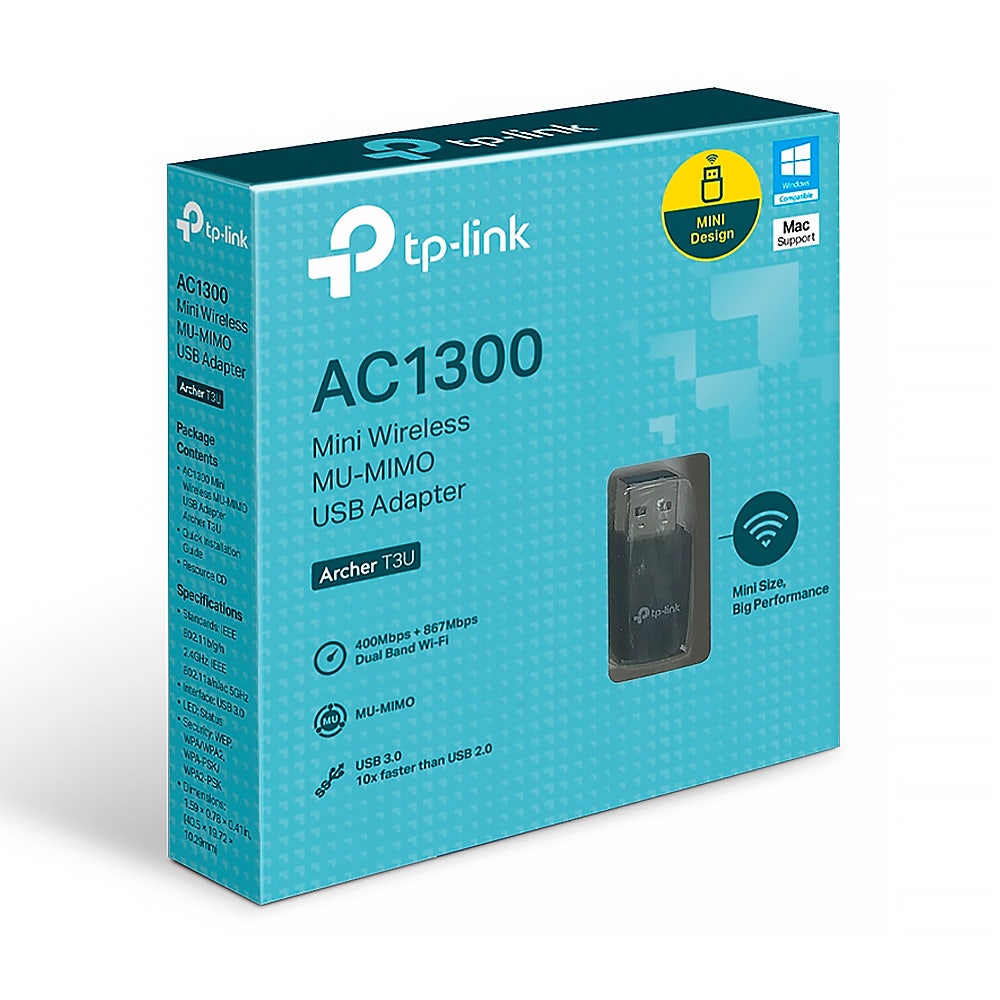 Adaptador USB TP-LINK Wireless Mini AC1300 Archer T3U