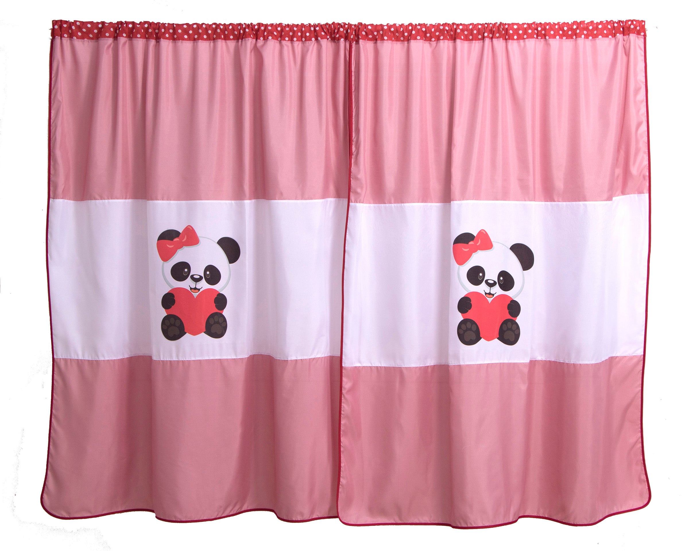 Cortina Infantil Panda 2,00m X 1,70m