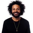 Corrente Cadeado Fecho Gaveta - 2mm - 6g - 70 Cm + Pingente Cruz 3d - 2,5 X 1,8 Cm