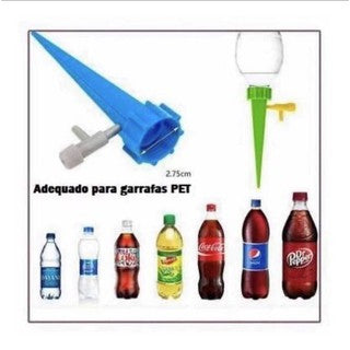 Irrigador Kit 4 Pçs Jardim Dosador Gotejador Vaso Plantas.start/Irrigação Por Gotejamento Garrafa Pet Plantas/Espeto com Gotejador para