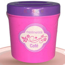 Kit Cozinha De Brinquedo Potes De Mantimentos Infantil Com Tampa
