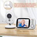 Monitor de bebê com vídeo sem fio de 3,2 polegadas