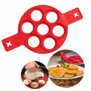 Panquequeira Forma Silicone Antiaderente Panquecas Ovos