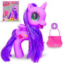 Unicórnio De Brinquedo Vinil + Acessórios Infantil Ponei