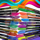 Kit Canetas Coloridas Gel Escolar Perfumadas Neon Color
