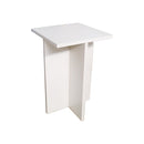 Banco Tampo Quadrado 55 Cm Trovarelli Branco