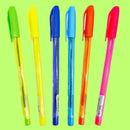 Kit Caneta Em Gel Cores Neon Escritório Material Escolar