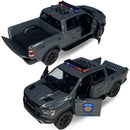 Carrinho De Ferro Miniatura Caminhonete Pick-up Da Policia