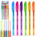 Kit Caneta Em Gel Cores Neon Escritório Material Escolar