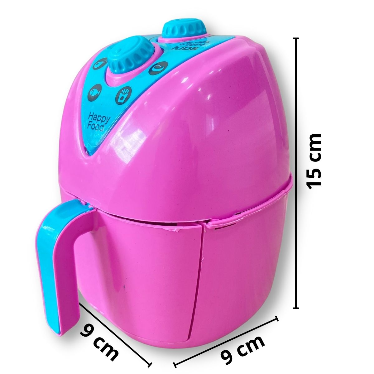 Air Fryer De Brinquedo Cozinha Infantil Abre E Fecha Menina