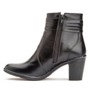 Bota Montaria Cano Curto Couro Comfort Black 2800