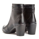 Bota Montaria Cano Curto Couro Comfort Black 2800
