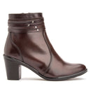 Bota Montaria Cano Curto Couro Comfort Brown 2800