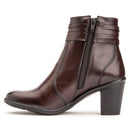 Bota Montaria Cano Curto Couro Comfort Brown 2800