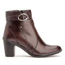 Bota Montaria Cano Curto Couro Comfort Brown 2801