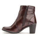 Bota Montaria Cano Curto Couro Comfort Brown 2801