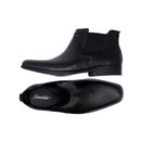 Bota Social Elástico Sândalo Pelica Preto 40020