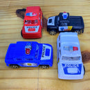 4 Carrinhos Da Policia A Fricçao Barato Carro Brinquedo