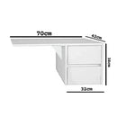 Escrivaninha Suspensa Mesa Para Notebook Madeirado Em Mdf