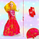 Boneca Barata Com Vestido E Sapatinho Brinquedo Menina