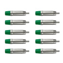 Plug Rca Macho Nickel Plt Wc 1212 Ml Gr Ni Verde Wireconex 10 Unidades