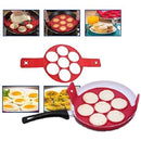 Panquequeira Forma Silicone Antiaderente Panquecas Ovos