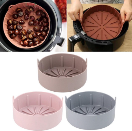 Cesta de Silicone Para Air fryer