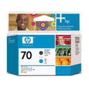 Cabeça de Impressão HP 70 Preto Fosco/Ciano PLUK C9404A