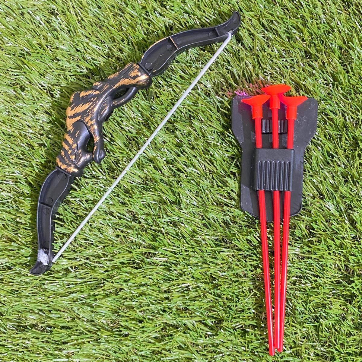 Arco E Flecha Infantil C/ Ventosa Brinquedo C/ Suporte