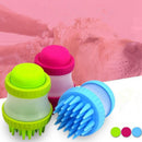 Escova De Silicone Para Banho De Cachorro E Gatos