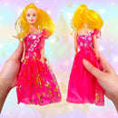Boneca Barata Com Vestido E Sapatinho Brinquedo Menina