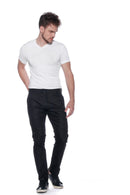 Calça Sarja Moletom 7791 Preta
