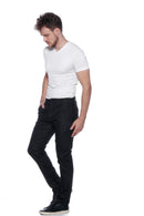 Calça Sarja Moletom 7791 Preta
